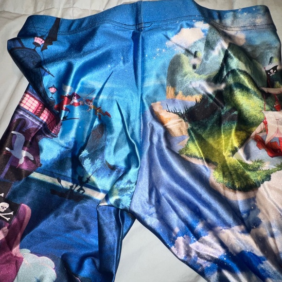 Set of Three Black Milk Disney Leggings sz Large Villains Peter Pan NMBC RARE! - Picture 8 of 9